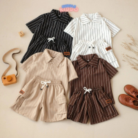 Setelan Anak 1-7 Tahun Knit Stripe Premium Kuddle Kiddo