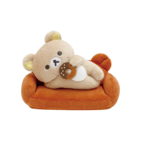 【San-X】拉拉熊 懶懶熊 HOME CAFE系列 迷你娃娃&amp;沙發組 早晨咖啡時光 拉拉熊