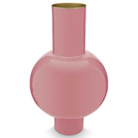 【PIP STUDIO】金屬球造型粉紅中花瓶24x40cm