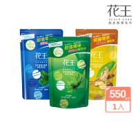 Kao 花王 植萃弱酸洗髮精補充包550ml(涼感控油/保濕去屑/滋養健髮)