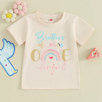 Toddler Baby Girl Birthday Outfit Miss Onederful Sweet One Romper Brother Sister Shirts Birthday Gift