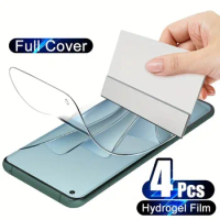 4Pcs Full Cover Hydrogel Film For OnePlus 12 11 10 9 8 7 6 5 Nord N100 Nord2 N200 Nord 3 CE3 N30 CE 2 Lite Soft Screen Protector