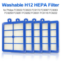 H12 H13 Hepa Filters for Philips FC9172 FC9087 FC9083 FC9258 FC9261 FC8031 for Electrolux Robot Vacuum Cleaner Parts