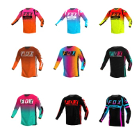 Ranger FOX motorcycle jersey Downhill Motoccross bike s jersey Off road DH mountain bike jersey Maillot Ciclismo Hombre