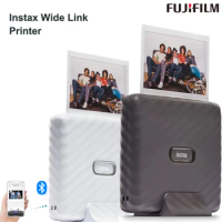 Original Fujifilm Instax Link Wide Printer Smartphone Printer Mocha Gray / Ash White (Optional 210 Wide Film 20 sheets)