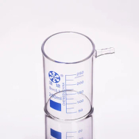 FAPE Beaker in low form with upper tube,Without spout 100mL-150mL-200mL-250mL-5000mL,Beaker with tubules,Laboratory beaker