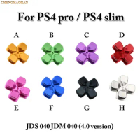 8colors 1PC Aluminum D-pad Move Action Button Metal Cross direction Key for PS4 PRO PS4 slim JDS 040 JDM 040 Gamepad Controller