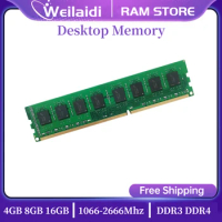 Memoria Ram DDR4 DDR2 DDR3 2GB 4GB 8GB 16GB 32GB 1333 1600 2400 2666 3200Mhz Desktop Computer Ram Memory Fully Compatible OEM