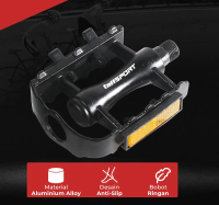 Pedal Sepeda MTB Bike Anti-Slip Aluminum Alloy Outdoor  Tidak Mudah Tergelincir Dengan Cleat Shoes 