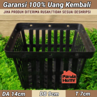 Pot Bunga Anggrek Vanda no 15 NKT Hitam