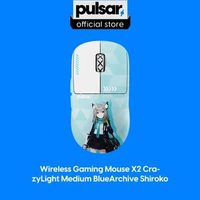 Wireless Gaming Mouse Pulsar UltraLight Symmetrical Low Hump Wide Waist Claw/Fingertip BArchive Shir