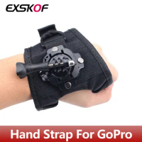 360 Degree Rotation Hand Strap Mount for GoPro 12 11 9 8 5 Hand Glove Wrist Strap Mount for AKASO Xiaoyi DJI OSMO Action Camera