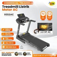 Treadmill Elektrik BFIT 9352AC – Motor AC Bertenaga + Auto Incline Otomatis | Alat Fitness Rumah