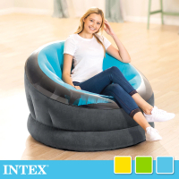 INTEX 原廠公司貨 帝國星球椅植絨款/充氣沙發/懶骨頭-3色可選(68582NP)