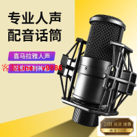 【應有盡有咨詢客服】【24hr出貨】麥克風 電腦麥克風 大振膜專業配音電容麥克風有聲書錄音設備播音專用直播聲卡話筒