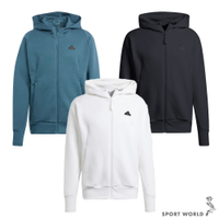 Adidas 男裝 連帽外套 拉鍊口袋 Z.N.E. 棉 藍綠/黑/白【運動世界】IN5087/IN5089/IN5092