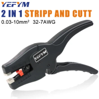 Automatic Wire Stripper and Cutter YE-D10 Pliers,2 in 1 Heavy Duty Tools 0.03-10mm²/32-7AWG Mini Electrical Repair Tools