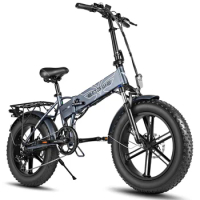 20inch Fat Tire 750w High Power Folding Electric Bicycle Small Lightweight Snow Beach Walking Lithium Battery E Bike