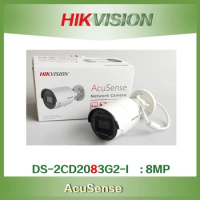 Hikvision IP Camera 8MP AcuSense DS-2CD2083G2-I Fixed Bullet Network CCTV Camera