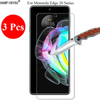 3 Pcs/Lot 9H 2.5D Tempered Glass Screen Protector For Motorola Edge 20 Pro Lite Fusion (2021) Protective Film