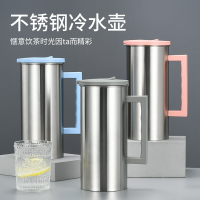 冷水壺加厚 不鏽鋼泡茶壺咖啡壺家用商用壺大容量加湯壺冷水壺