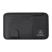 Benz/賓士E級C級A級S級GLA/GLB/GLC汽車遮陽板收納卡片袋眼鏡夾