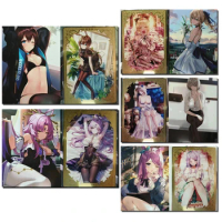 Goddess Story Fu Xuan Gotoh Hitori Sexy beauty character DIY homemade Metal cards Toy collection Birthday Christmas gifts