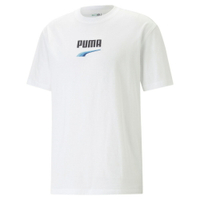 【滿額現折300】PUMA 短T 流行系列 DOWNTOWN 白 藍LOGO 短袖 T恤 男 53824852