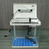AQUARIUM 1 SET BENDING XS-320 UK. 30X19X32 CM FILTER + LAMPU AKUARIUM TANK KACA