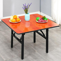 摺疊桌子餐桌家用小戶型現代簡易小型多功能長方形可行動吃飯桌子 全館免運