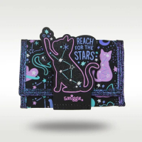 Australia Smiggle original children's wallet girl star cat wallet leather card bag coin wallet original high quality