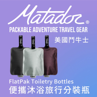 【Matador 鬥牛士】FlatPak Toiletry Bottle 便攜沐浴旅行分裝瓶_五種款式