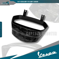 Carbon Kevlar / Forged Ring List Headlamp Petlamp Vespa Sprint Forged