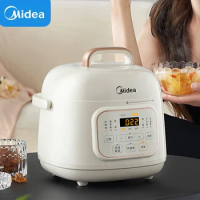 Midea Electric Pressure Cooker 1.8l Mini Portable Rice Cooker Multi-Functional Household Electric Cooker 70kpa Fast Cooking
