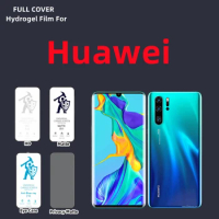 2pcs HD Hydrogel Film For Huawei P10 P20 P30 P40 P50 P60 Pro Matte Screen Protector For Huawei Mate60pro+ Mate 50/40/30/20/10Pro