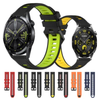 Silicone Band For Huawei Watch GT 4 46mm/GT Runner/GT2 Pro/GT3 GT 3 Pro 22mm 20mm Watches Strap For Huawei Watch 4 Pro Watchband