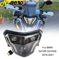 LED Headlight Daytime Running Lamp Headlamp Motorcycle Lights Assembly For BMW G310R G310GS 2016-2021 E9 E-mark Front Light