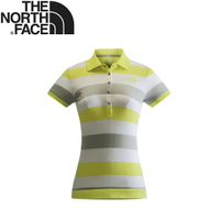 【The North Face 女 LOGO短袖POLO衫 覆盆子玫瑰  】NF00CZR7/短袖/排汗衣
