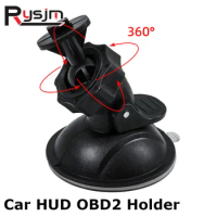 1 Piece Car HUD OBD2 Holder for Truck 4x4 Caravan DVR Camera Stand Bracket Dashboard Windshield Suction Cup Automobile Parts