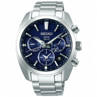 【SEIKO 精工】ASTRON 星際旅程GPS太陽能5X53雙時區男錶-藍/42.7mm(SSH019J1/5X53-0AJ0B)