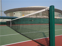 標準網球網專業比賽用網高檔網賽事室外訓練網便攜加鋼絲繩可定制