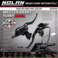 NOLAN Master Rem Axial Z6010A Model 1 Tabung Oval Set Kiri Kanan Bahan Aluminium Alloy Master Rem Z6