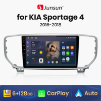 Junsun V1 AI Voice Wireless CarPlay Android Auto Radio for KIA Sportage 4 QL 2018-2021 4G Car Multimedia GPS 2din autoradio