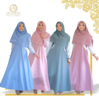 Baju Gamis Dewasa Terbaru Edisi Pastel || Model Gamis Dewasa Model Baru By ARRIKZA