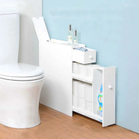 【C&amp;B】朵拉日系馬桶邊櫃衛浴收納置物櫃(馬桶櫃 衛生紙櫃)