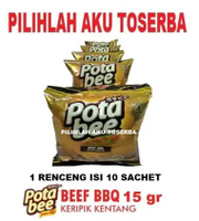 Potabee Keripik Kentang BEEF BBQ - ( HARGA 1 RENCENG )