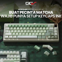 Keybyelab Cherry profile Maccato Dye-sub PBT keycaps with Transparent Keycaps