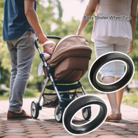 Cao su xe đẩy em bé bánh xe lốp bền Xe đẩy trẻ em thay thế xe đẩy bánh xe lốp Chất lượng cao cho babyzenes Yoyo yoya YuYu