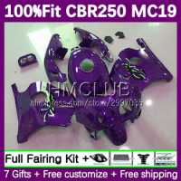 OEM Fairings For HONDA CBR250RR CBR 250 RR CC MC19 36No.207 purple stock CBR250 RR 1988 1989 CBR 250RR 250R 88 89 Injection Body