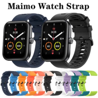 Sports Silicone Strap For 70mai Maimo Watch Smartwatch Band Soft Wristband Quick Release Belt For Xiaomi Maimo Bands Correa